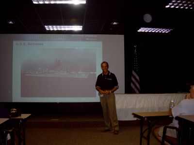 Woody Oge our host for the Avondale Shipyard tour.
