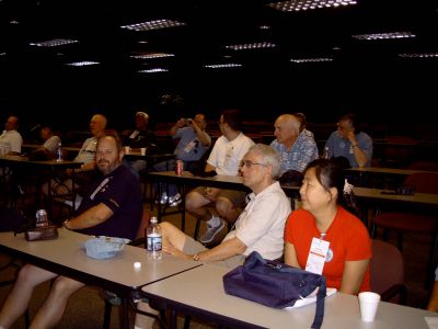 Front Row: Tom Sieloff,Auggie Greidanus and Julie Dahl. 
Second & Third Row: Steve Weber(taking picture),Brian Cottrell 
Capt Alexander,and Dean Slone. 
All enjoyed the Avondale Shipyard visit.
