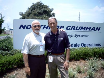Bob Hill with our Avondale Shipyard host Woody Oge
