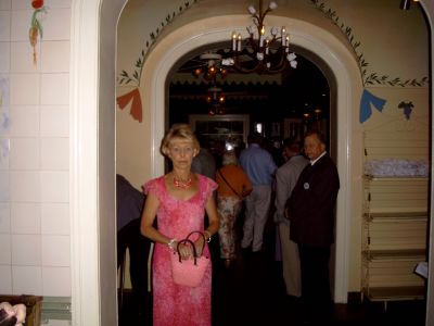 Valerie Ringate, Joe Burton at farewell banquet
