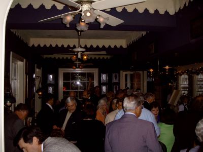 Byron Personett, Ron Beinhaur and group shot at the banquet.
