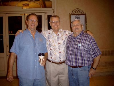 Charlie Layus,Tom Ringate,and Ron Beinhaur...aka...Curley,Larry and Moe.
We'll all meet again in 2006.
