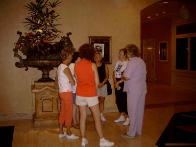 Joeline Geick,Valerie Ringate,Karen Layus,Bonnie Beinhaur,Betty Sazama, and 
Sandra Hulsey...the band of shopping sisters.
