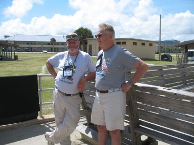 Tom Sieloff and Thomas Boyce at Mayport.
