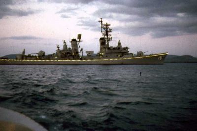 Semmes at Gitmo Bay May 1963
with Med lights
