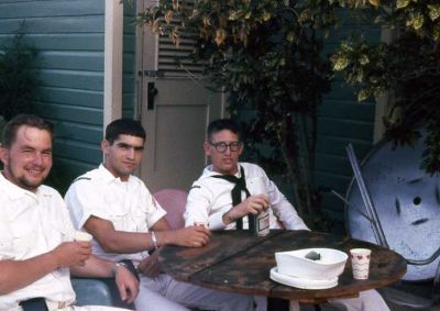 relaxing
Either at San Juan or on base Gitmo.  Middle picture is brother Tom Tarrance. Apr/May 1963
Keywords: tarrance gitmo
