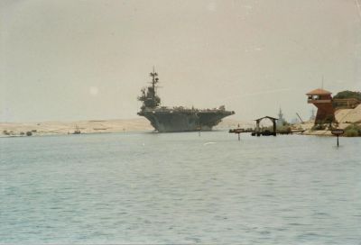 DesRon4 Btl Grp - USS Forrestal CV-59) - Suez Canal 1990
