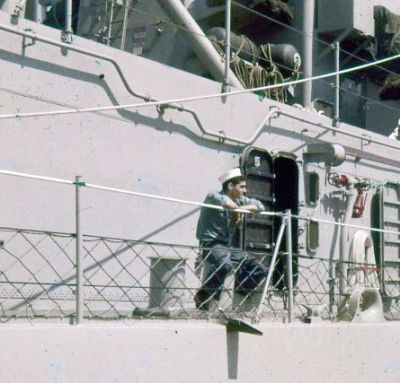 Tom Tarrance working hard
