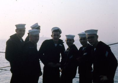 What a crew 1963
I recognize Carl Foshee,  Joe Cavallaro, Juan Jauregui and Thomas Savitski (Ski). not the other three.  My memory is fading
Keywords: Tarrance