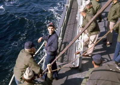 brother Tom 1963
Why is he the only one in a blue jacket.  Guess he didn't get the word about uniform of the day
Keywords: Tarrance