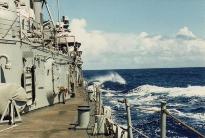USS Semmes Underway

